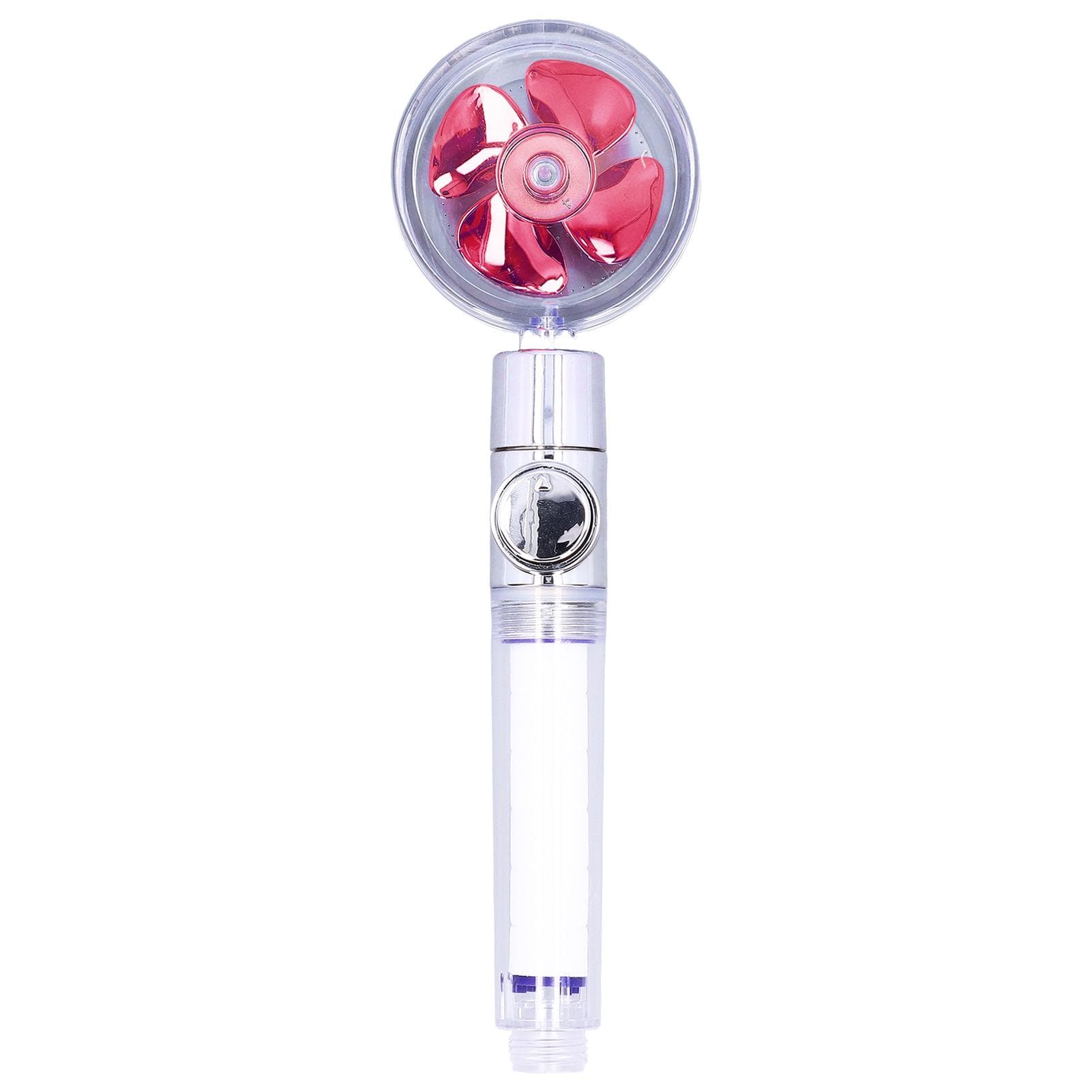 G1/2 High Pressure Fan Shower Head with Pause Switch 360 Degree Rotation Handheld Filter Detachable