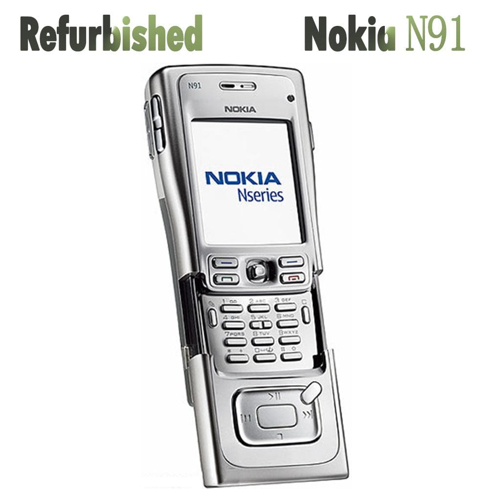 Refurbished Nokia Original Nokia N91 Mobile Phone With 1 SIM 4GB Simple Set black