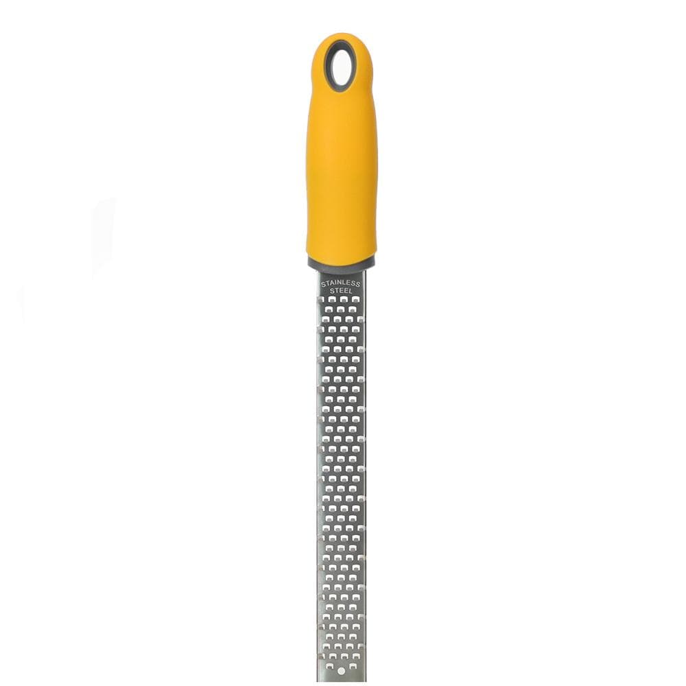 Citrus Lemon Zester Cheese Grater-Parmesan Cheese Lemon Ginger Garlic Nutmeg Chocolate Vegetables Fruits yellow