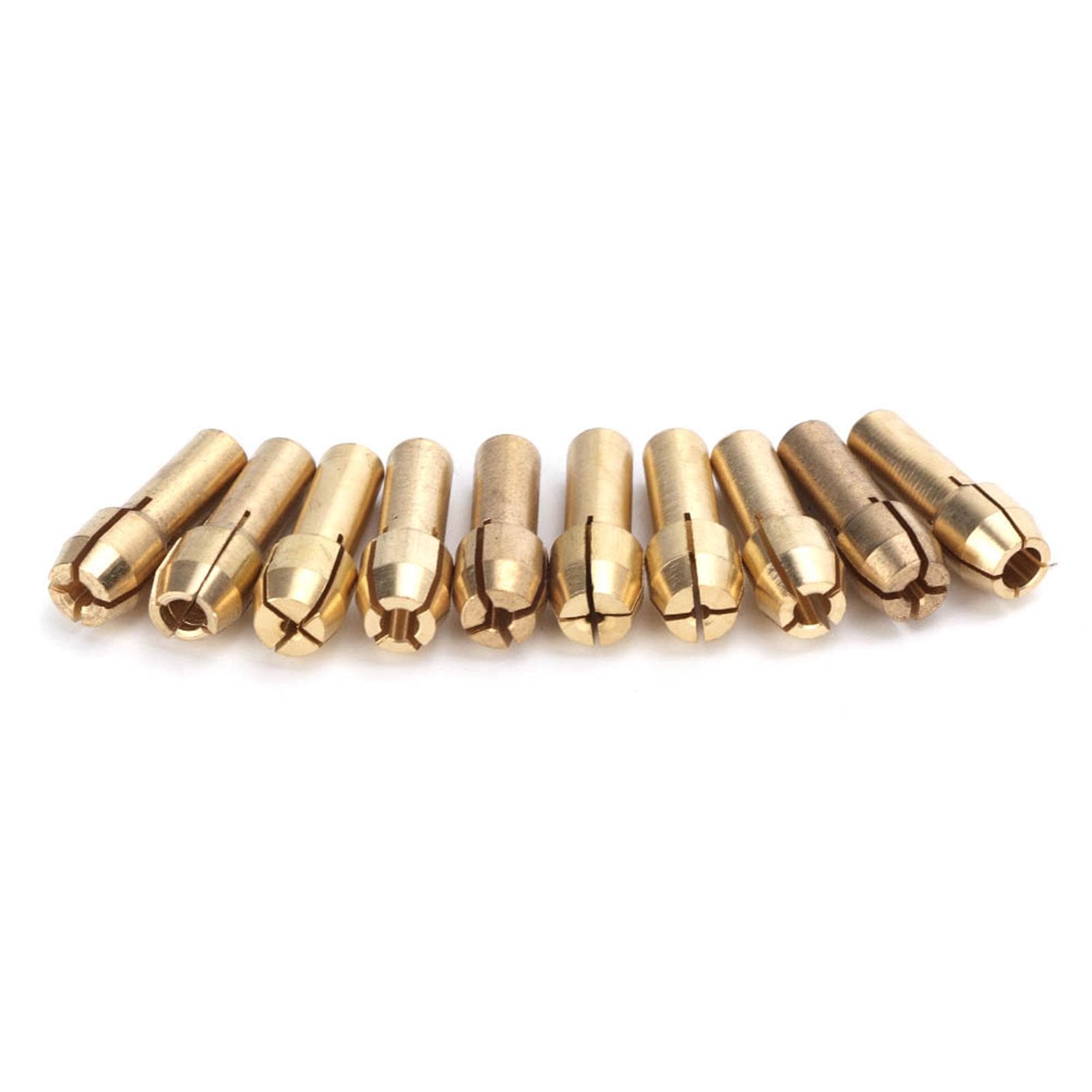10pcs 0.53.2mm Mini Brass Collets Chucks Electric Grinder Rotary Tool Accessories (4.3mm)