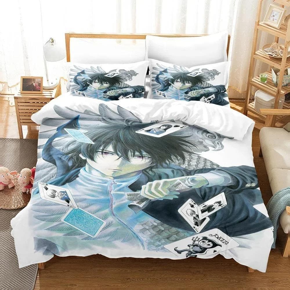 Fashion 3D Printed Anime Tomodachi Game Bedding Set Single Twin Full Queen King Size Bed Set Aldult Kid Bedroom Duvet Cover Sets 70x133cm 2pcs