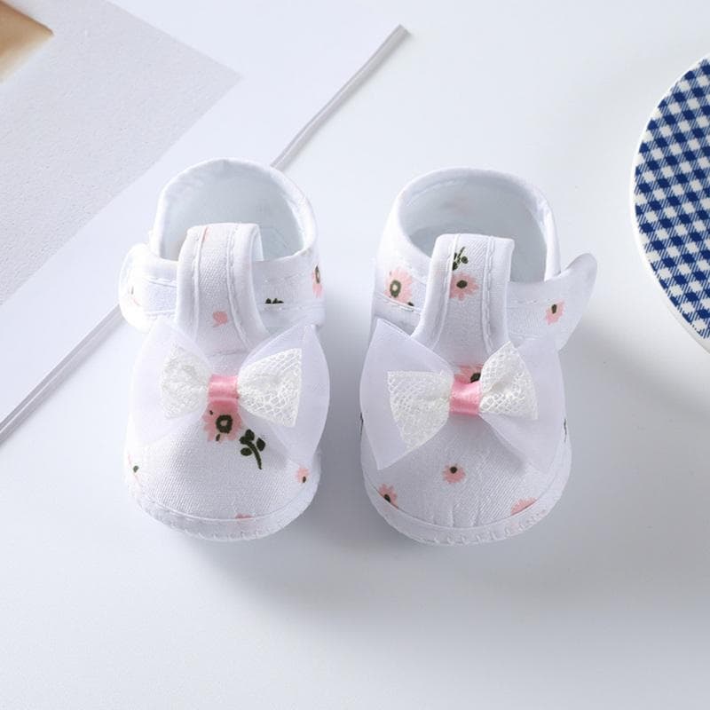 Summer Baby Girls' Canvas Shoes First Walkers Sweet Princess Shoes 11