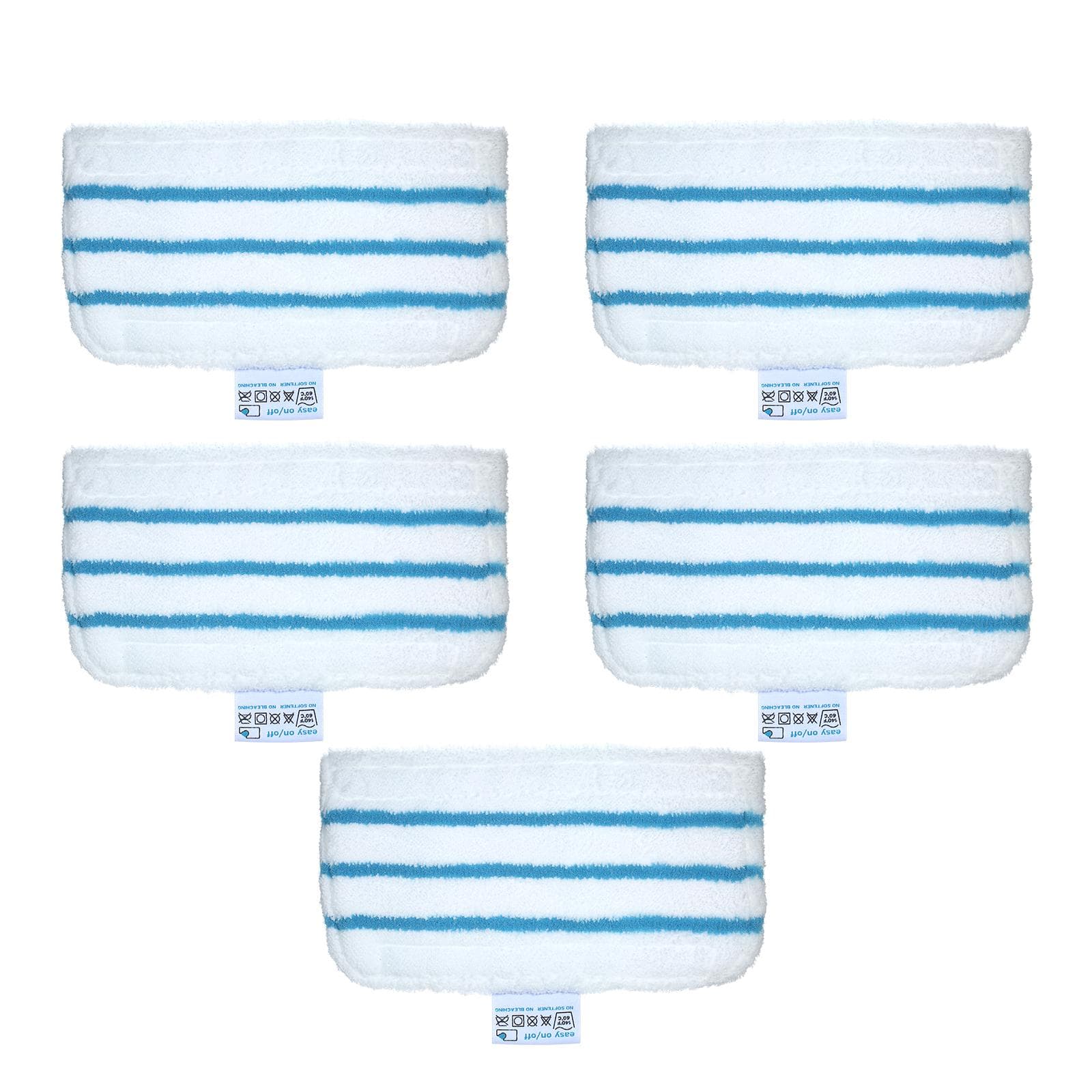 Mop Pads Replacement for Black + Decker Steam Mop FSM1610/ FSM1630 Washable Mopping Pad 5 pcs