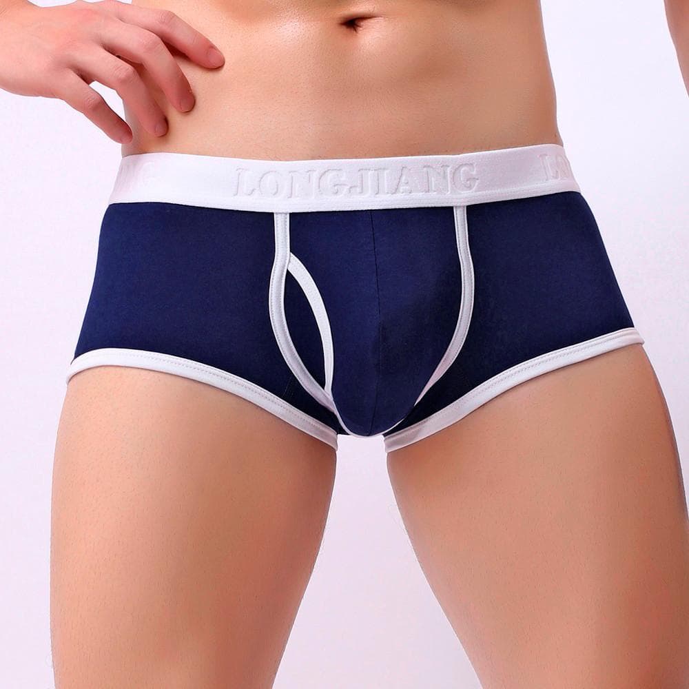 1/5PCS Sexy Mens Solid Breathe Underwear Briefs Bulge Pouch Shorts Underpants XL