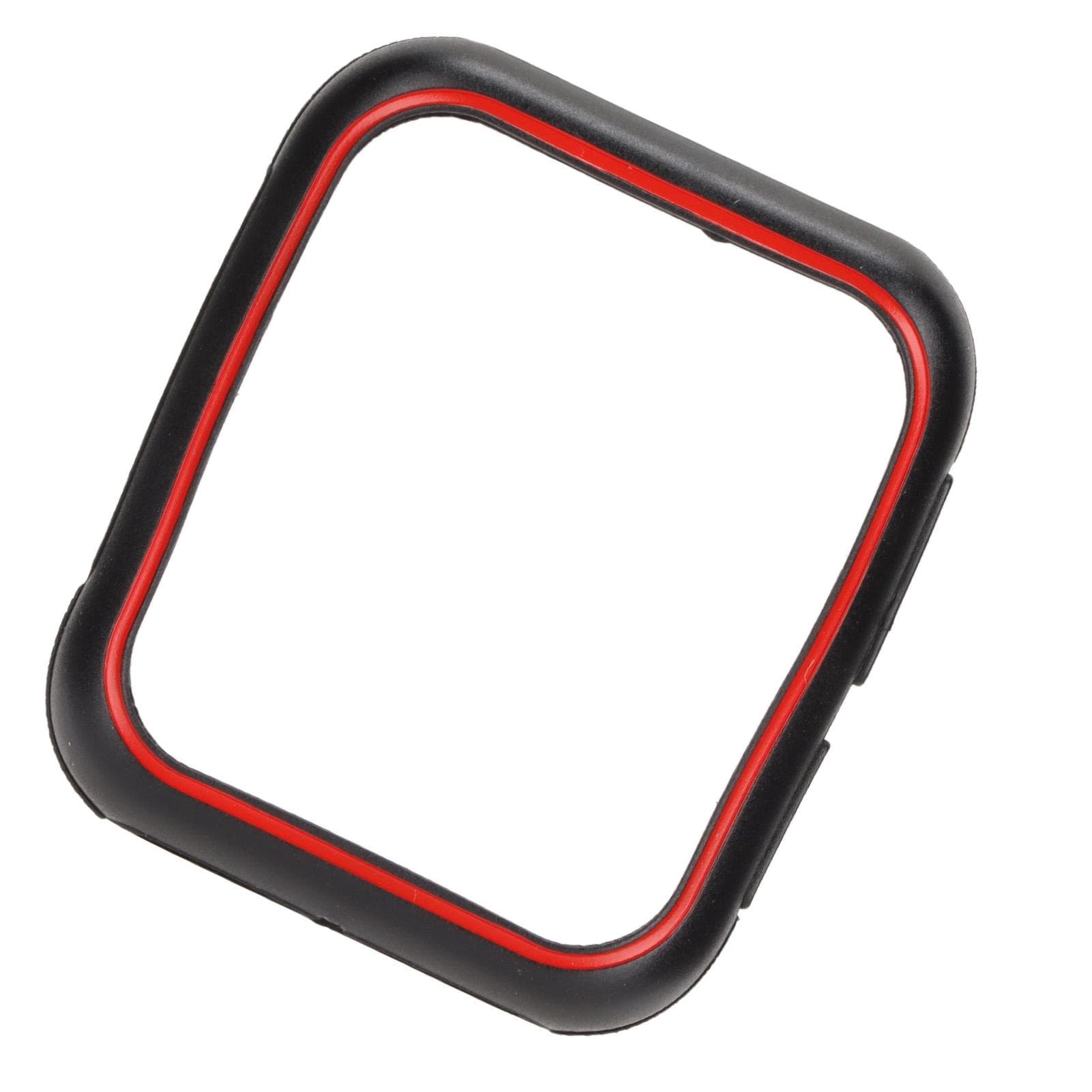 Soft TPU Protective Case for OPPO 2 46mm Watch Scratch Resistance Watch Protective CoverBlack Red multicolour