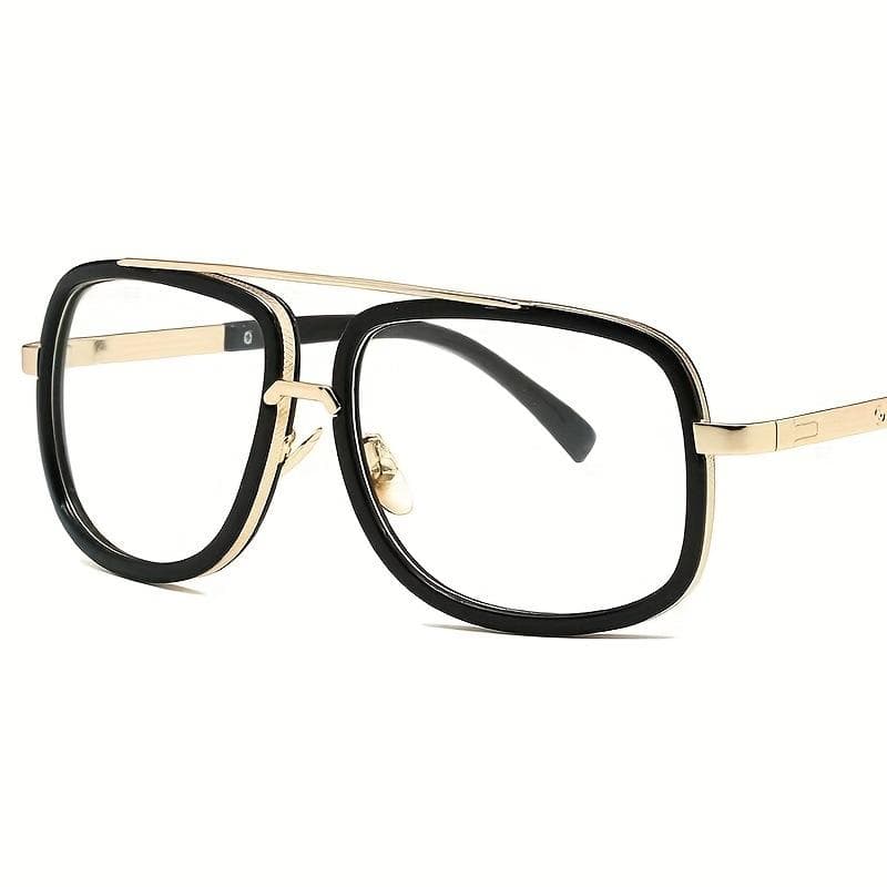 Retro Square Small Frame Sunglasses for Men Trendy UV400 Protection Outdoor Driving Shades 1PC