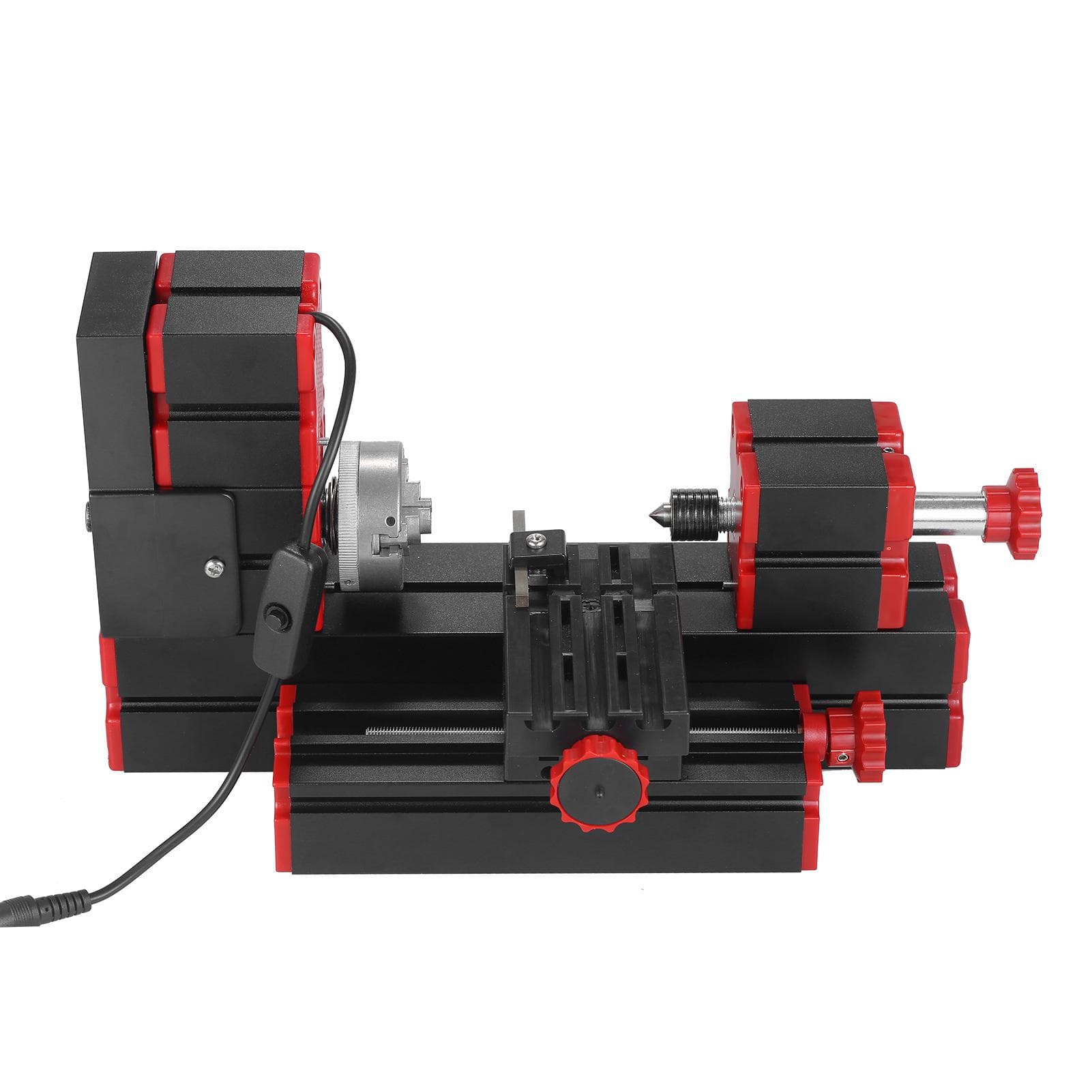 Mini Lathe 9 in 1 DIY Multi-functional Motorized Transformer Multipurpose Machine Jigsaw Sander US Plug