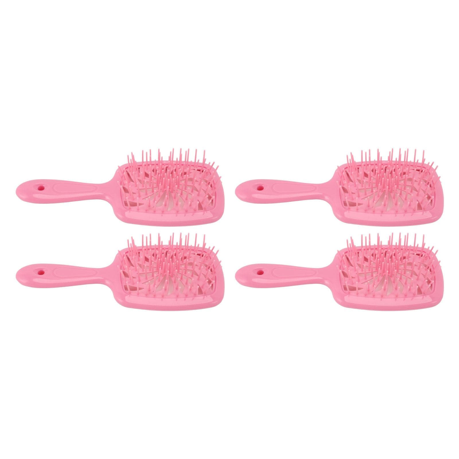 4pcs Hollow Detangling Hair Brush Reduce Hair Pulling Portable Vented Detangling Hair Comb for Long