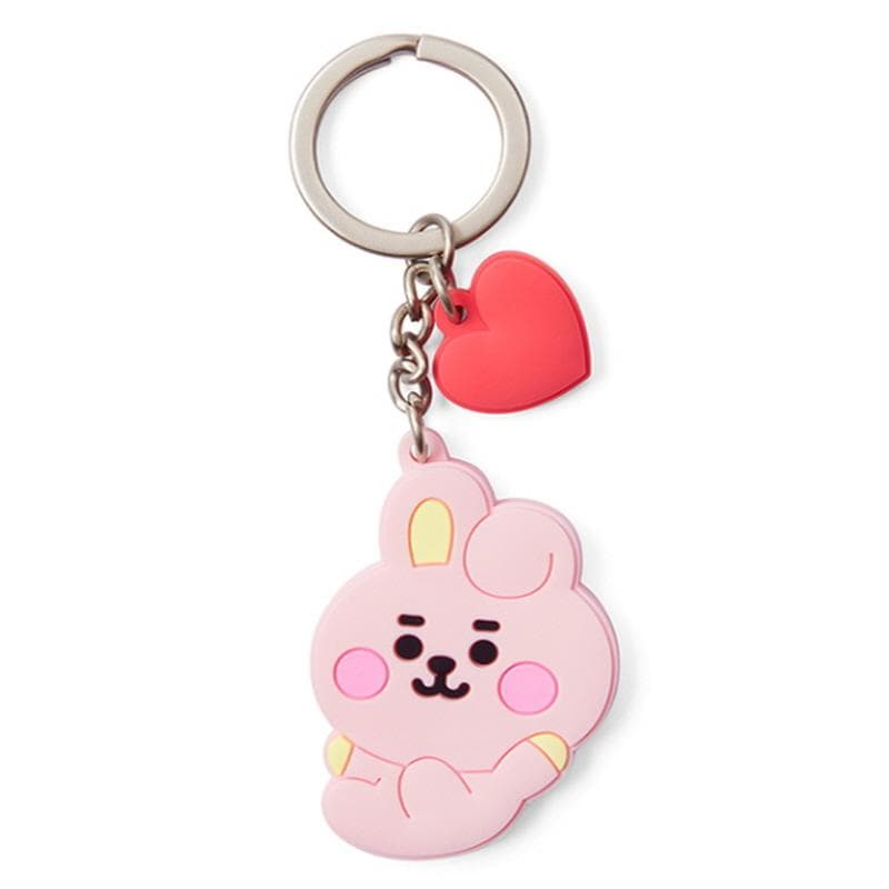 BTS BT21 Official BABY Silicon Figure keyring key chain Authentic COOKY