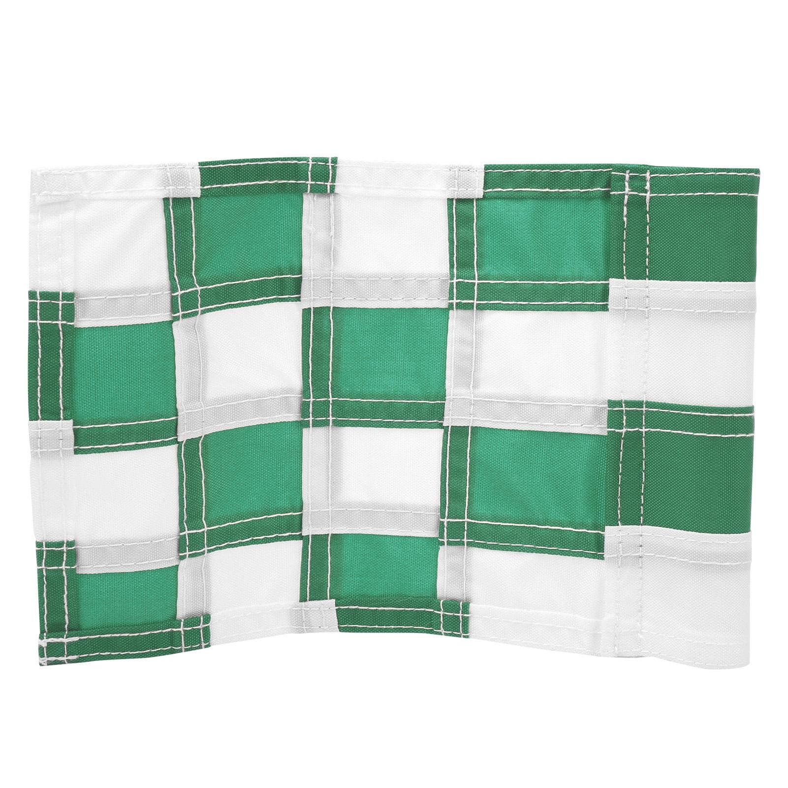Checkered Golf Hole Pole Cup Flags Golf Backyard Practice Putting Green Flags FlagsticksGreen Grids