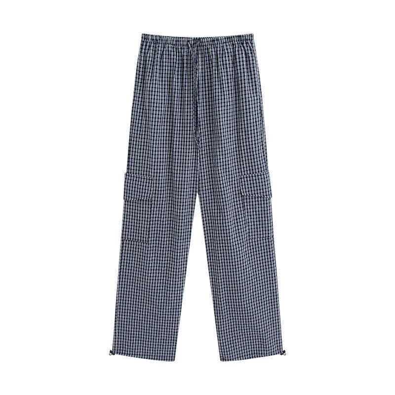 Slender Wide-leg Pants Women's Pants Casual Versatile and Thin Straight-leg Pants High-waisted Leggings Sweatpants Mopping Pants XL