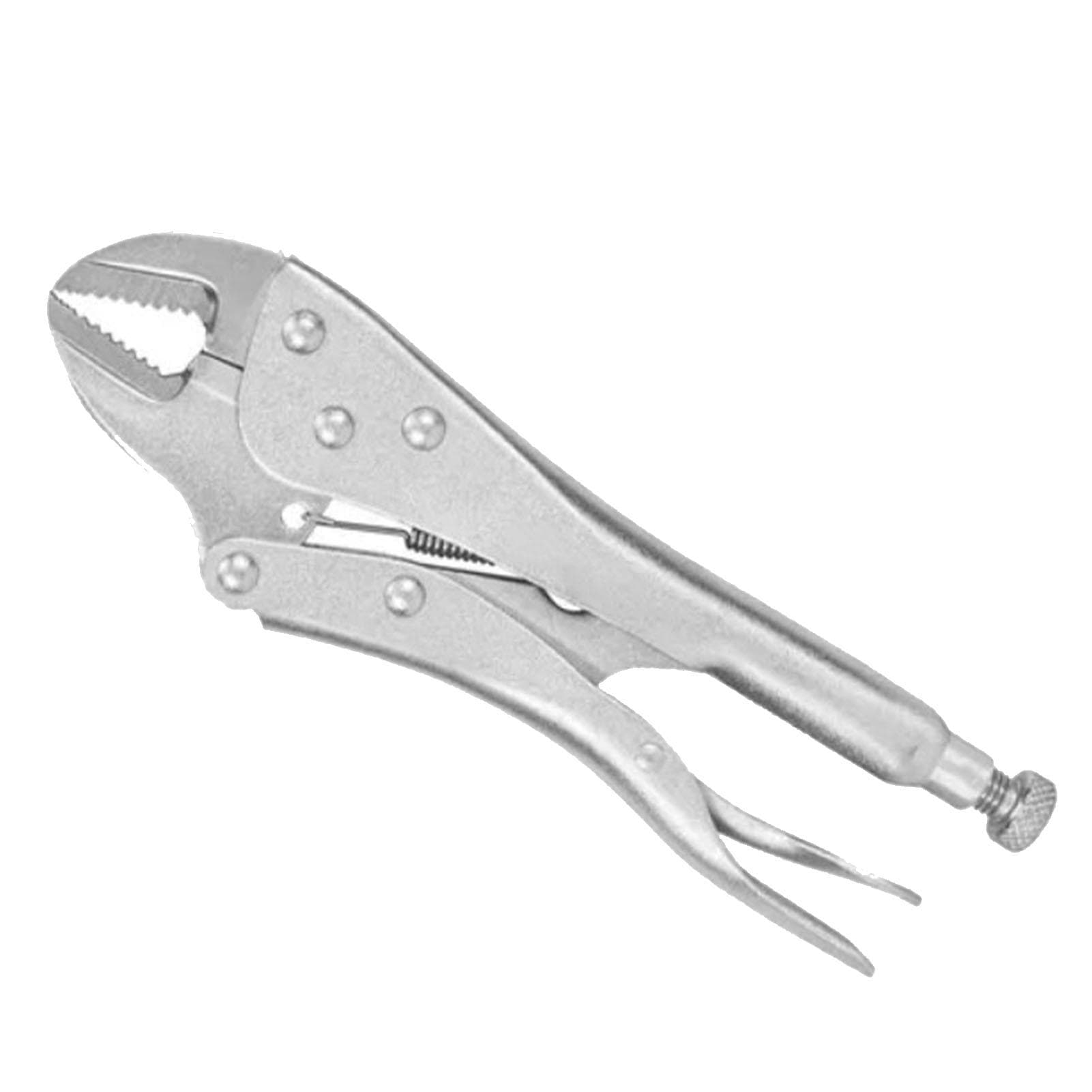 Vise Pliers Locking Wrench Round Mouth Chrome Vanadium Steel Industrial Hand Tool 10in