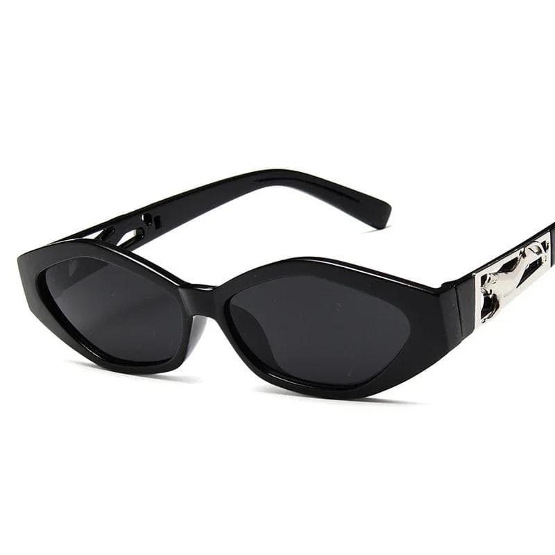 Retro Rectangle Sunglasses Women Vintage Small Frame Classic Black Square Sun Glasses Designer Brand Ladies As Picture