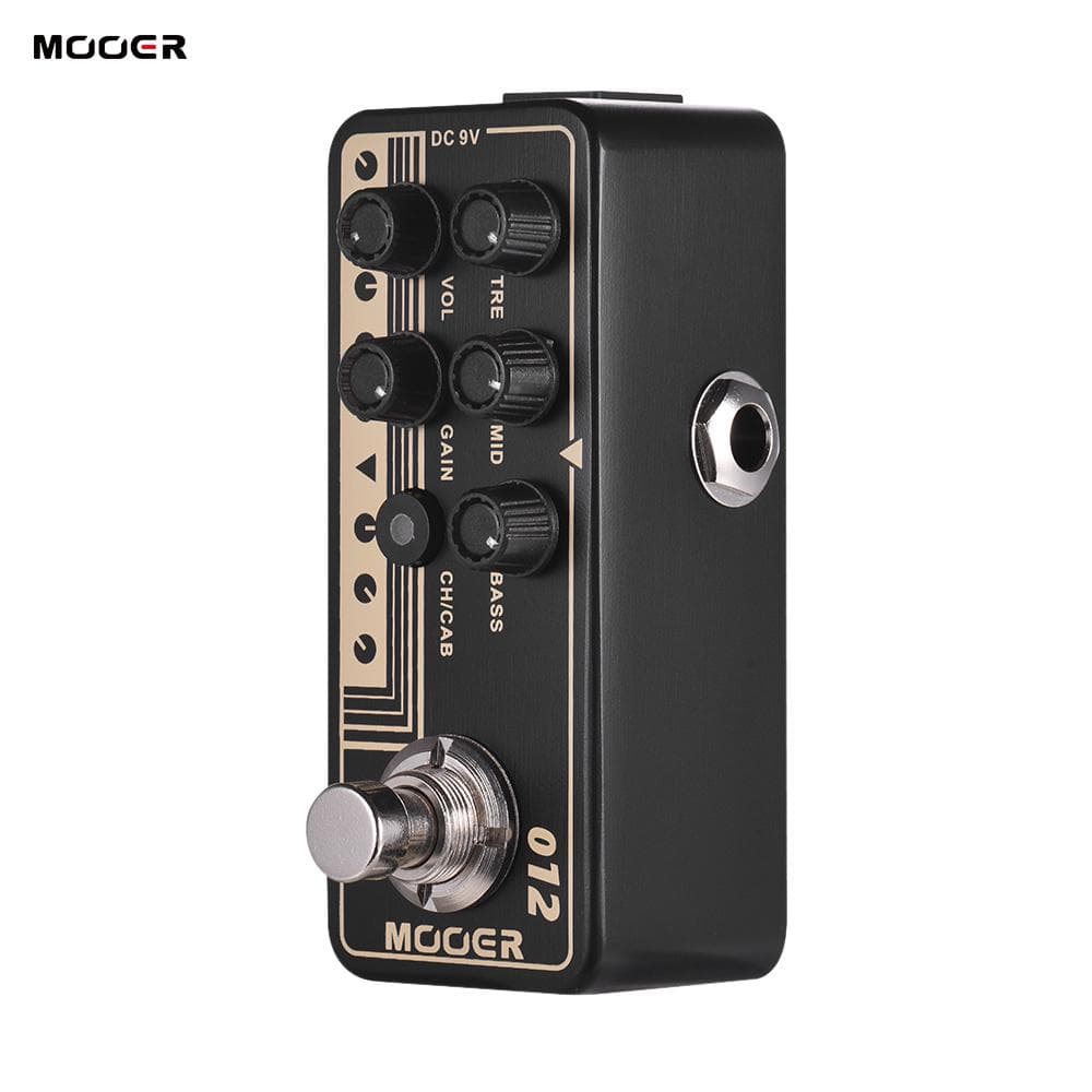 Mooer MICRO PREAMP Series 012 US GOLD 100 British Style Digital Preamp Preamplifier Guitar Effect