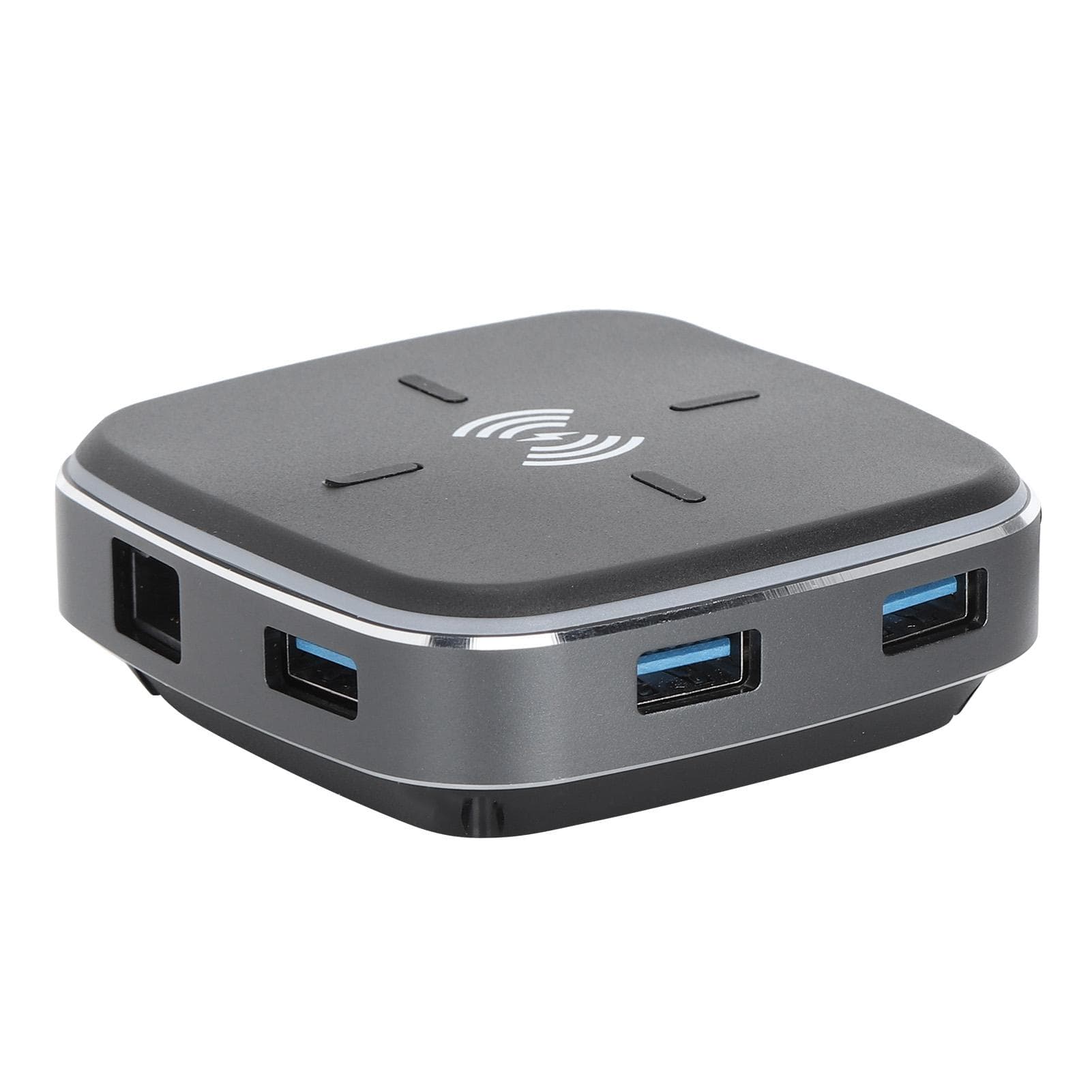 9 In 1 TypeC Hub Docking Station with Wireless Charger HDMI Compatible USB3.0 RJ45 Adapter