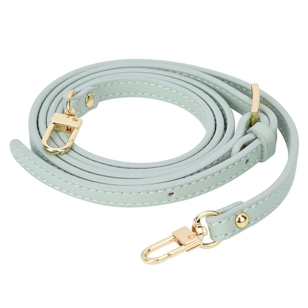Bag Strap Leather Handbag Shoulder Adjustable Belt Replacement Part Bag DIY Accessory 107~125cmPale light green