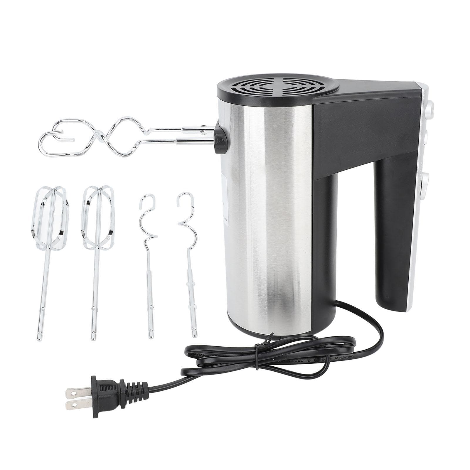 Hand Mixer 500W 5 Speed Turbine Boost Stainless Steel Kitchen Electric Handheld Food Beater for