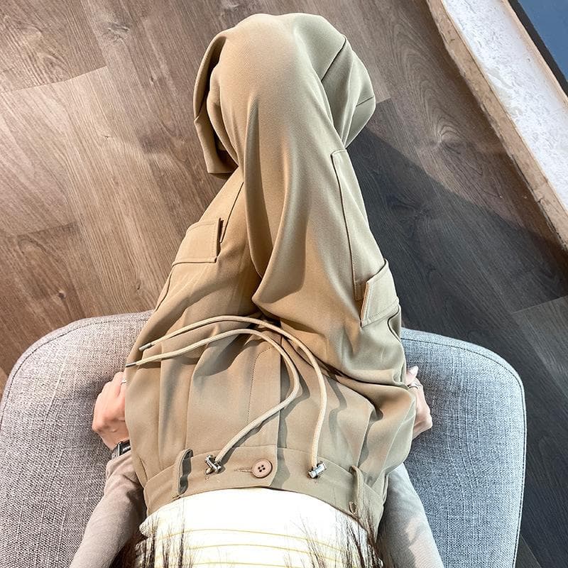 Autumn and Winter Casual Trousers Narrow Version Wide-leg Work Pants Elastic Waist Loose Ladies High Street Slim High Waist Trousers 2XL