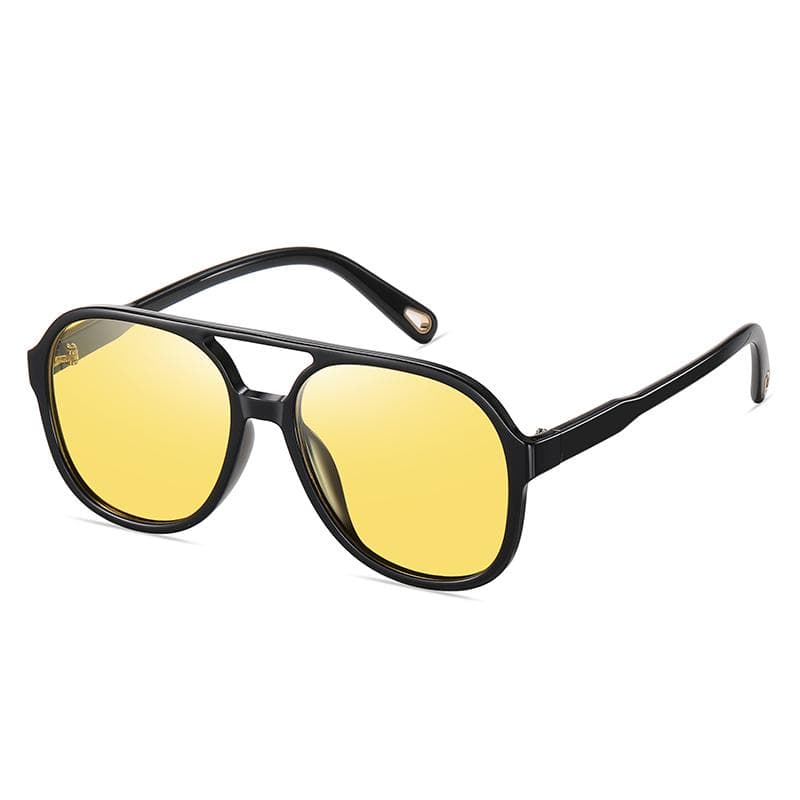 Big Frame Oval Nearsighted Sunglasses TR90 Anti-Glare Prescription 0 to -6.0 for Men Women 0