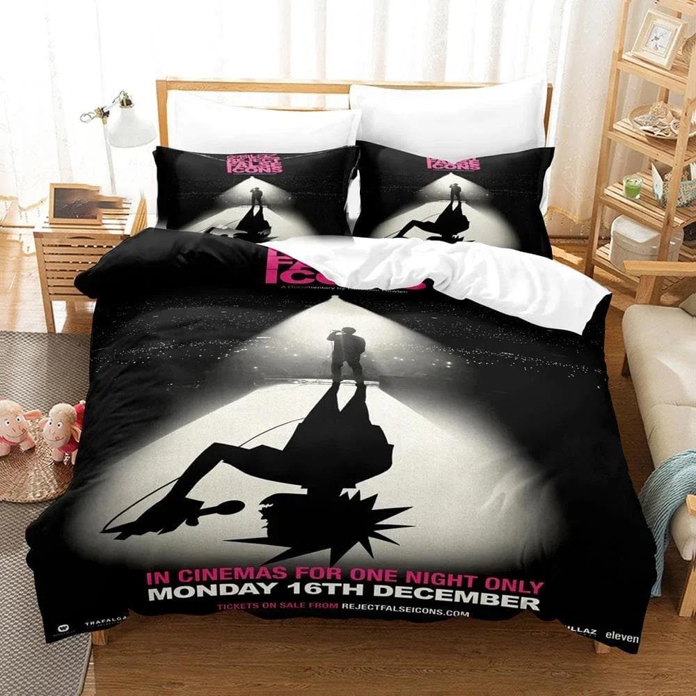 3D Printed Gorillaz Music Band Bedding Set Boys Girls Twin Queen Size Duvet Cover Pillowcase Bed Kids Adult Home Textile AU Single 140x210cm