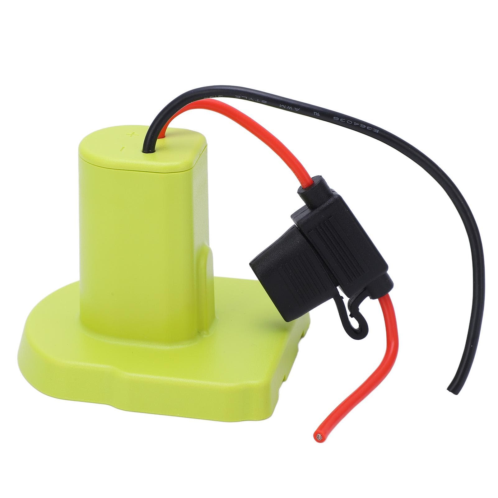 Battery Adapter for Ryobi One+ 18V with 2Pcs Fuse 14AWG Wire Power Convertor for DIY Robot Toy
