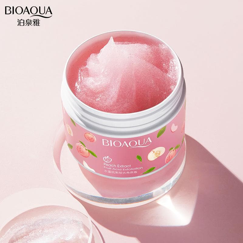 Peach Fruit Acid Exfoliating Face Cream Moisturizing Nourishing Pore Shrinking Whitening Cream 120g