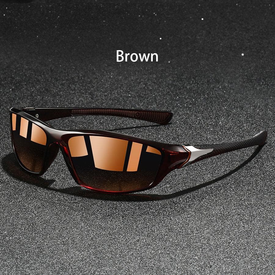 Vintage UV400 Sports Glasses for Men Women Driving Fishing Cycling Running Mountaineering Protective Eyewear