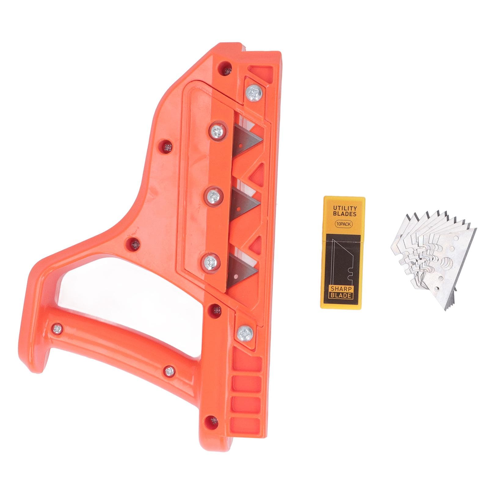 Plasterboard Plane Gypsum Edger Edge Trimmer Hand Planer Cutter 45 degrees  with 10pcs Blade