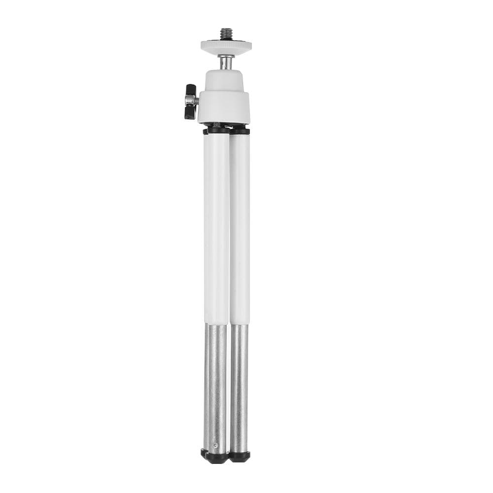 Mini Tripod 2-Section Extendable Desktop Tripod Stand Holder 1/4 Inch Screw Mounts for Phone ILDC black