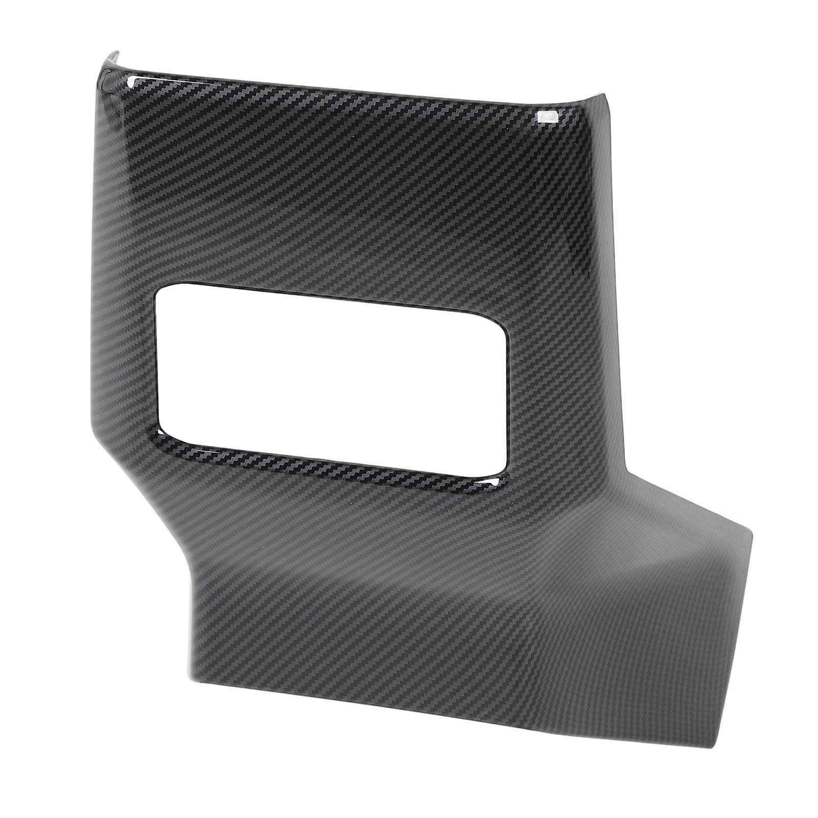 Rear Center Console AC Vent Cover Carbon Fiber Style Rear Seat Armrest Box Air Condition Vent Cover