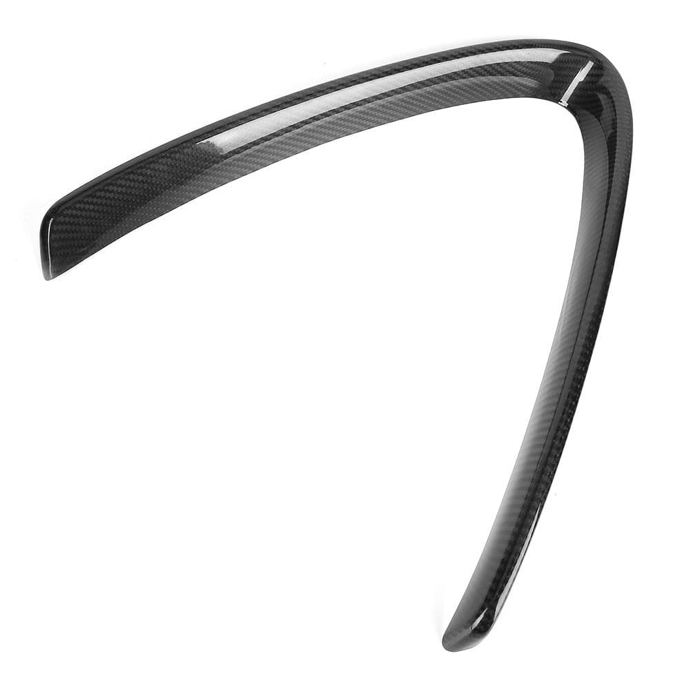 Carbon Fiber V shaped Front Grill Decoration Frame Fits for Alfa Romeo Giulia 1719