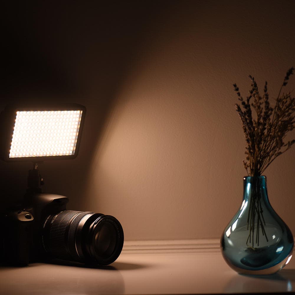 Compact 228pcs LED Studio Light Panel Lamp for Canon Nikon Camera