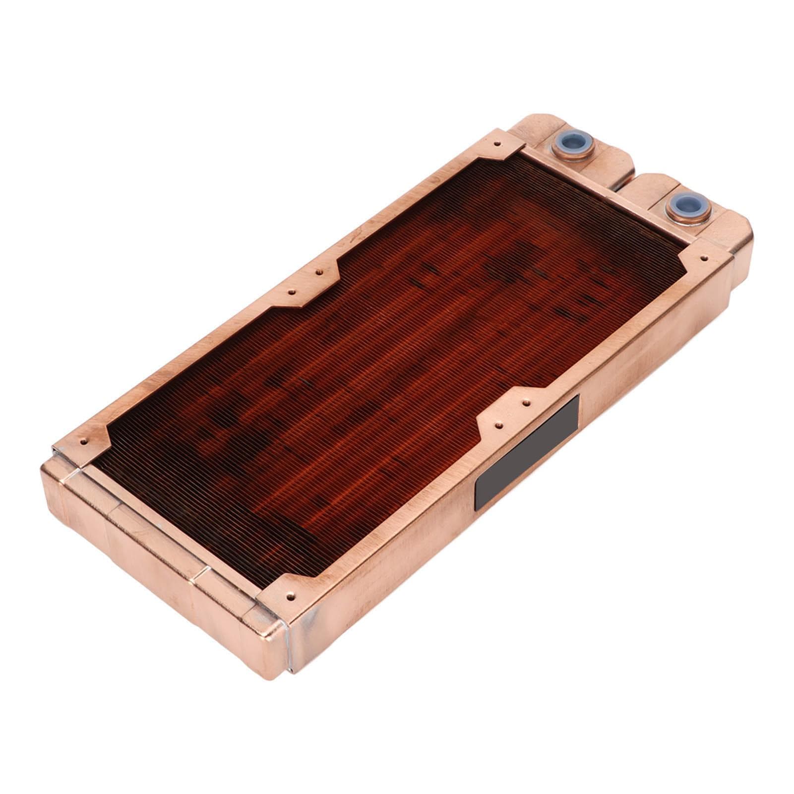 Water Cooling Radiator All Copper 7mm Round Tube G14 Thread Industrial Computer Water Cooling