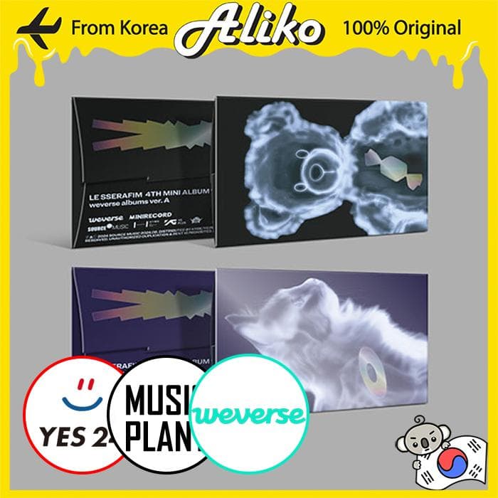 LE SSERAFIM - 4th Mini Album 'CRAZY' (weverse albums ver.) No Pob_B
