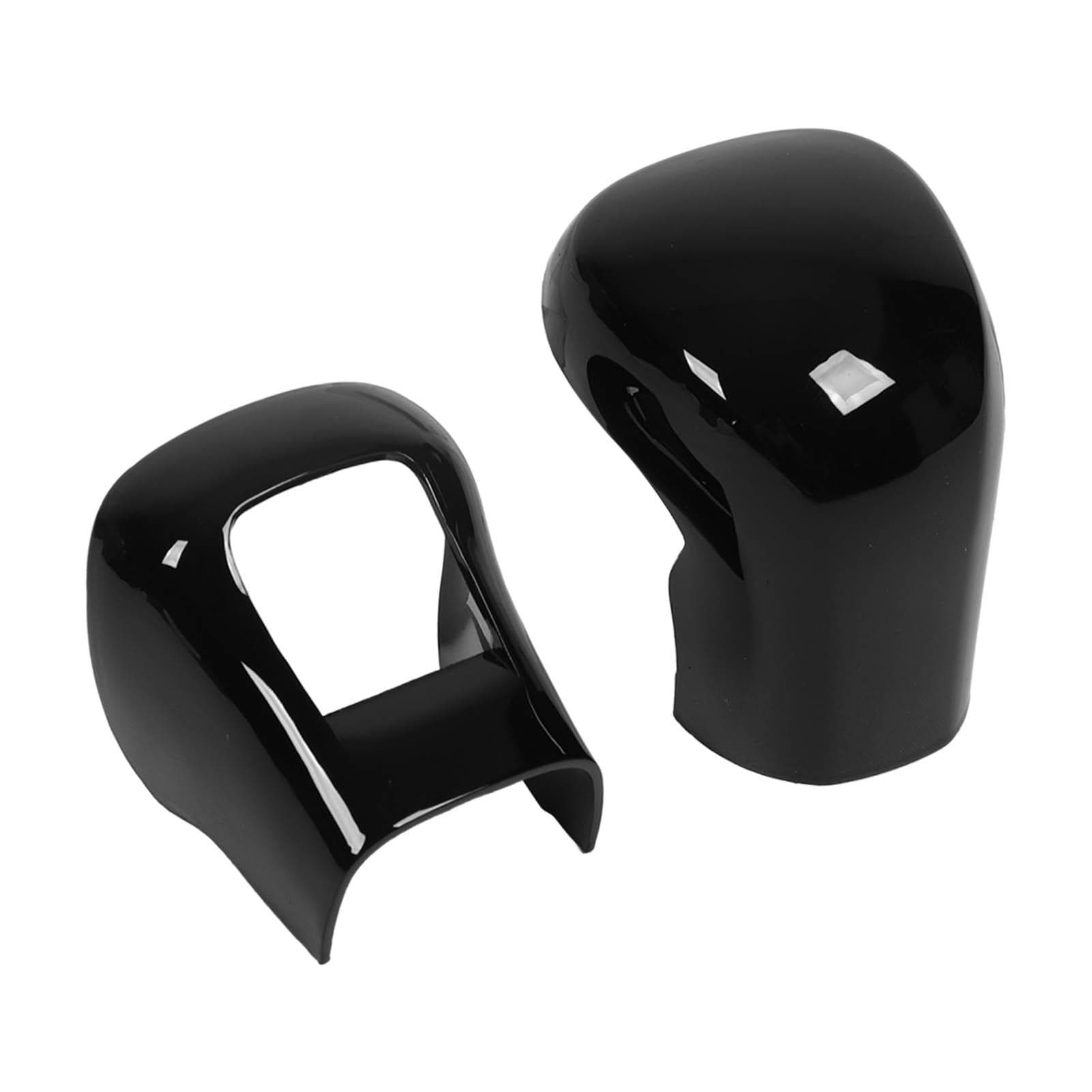 Gear Shifting Lever Knob Cover Kit Glossy Black Shifter Head Decal Sticker for Corolla Cross
