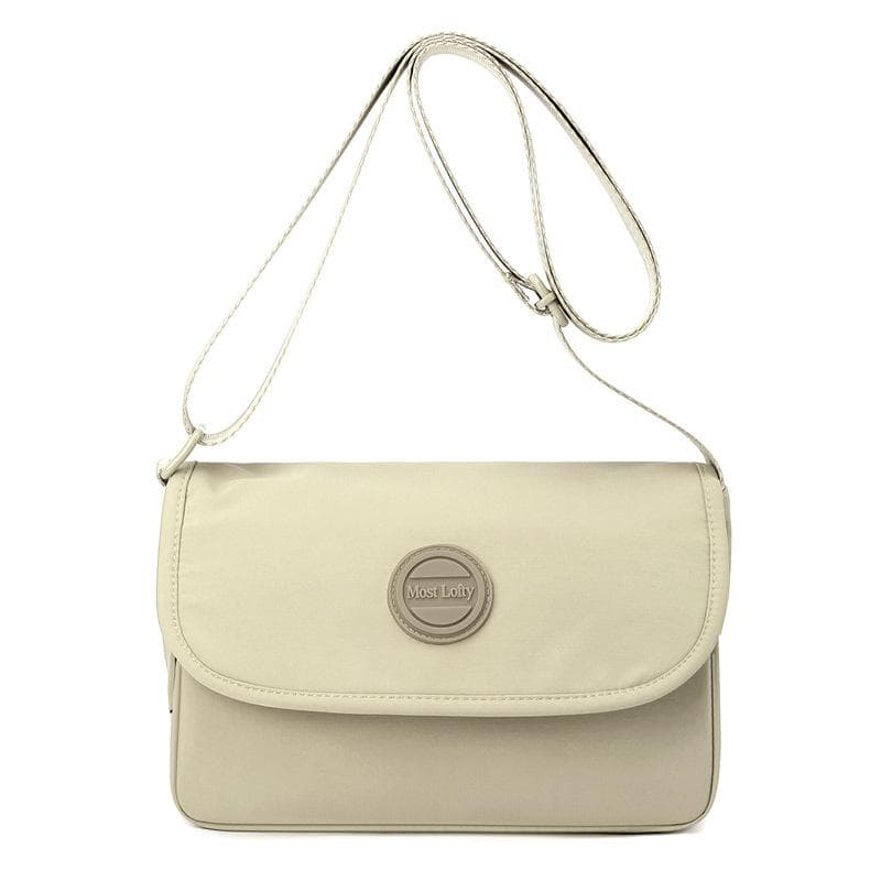 Women's Lightweight Crossbody Bag Nylon Water-Repellent Shoulder Bag khaki