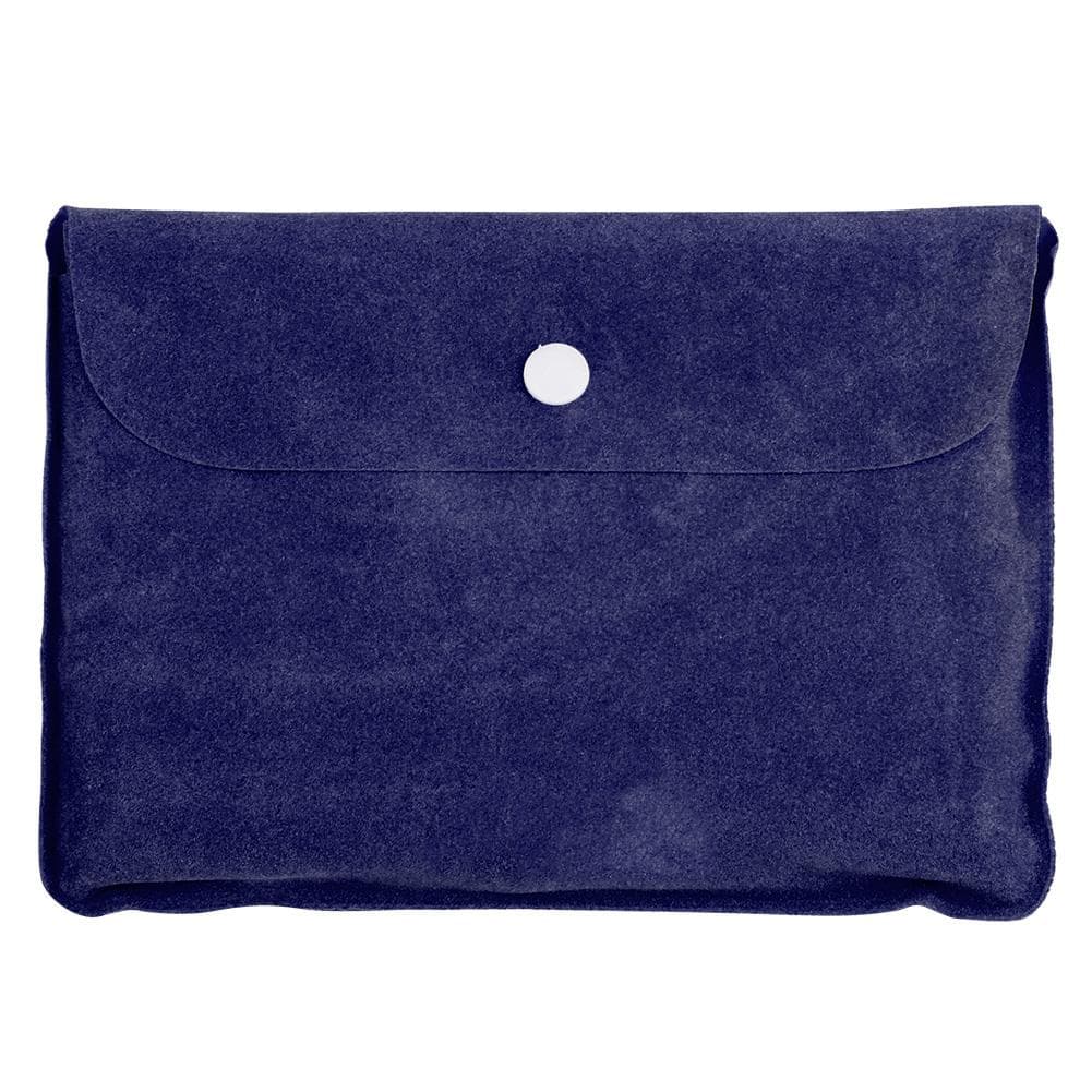 Outdoor Portable Folding Casual Inflatable Pillow for Camping Climbing Hiking (Navy Blue) navy blue