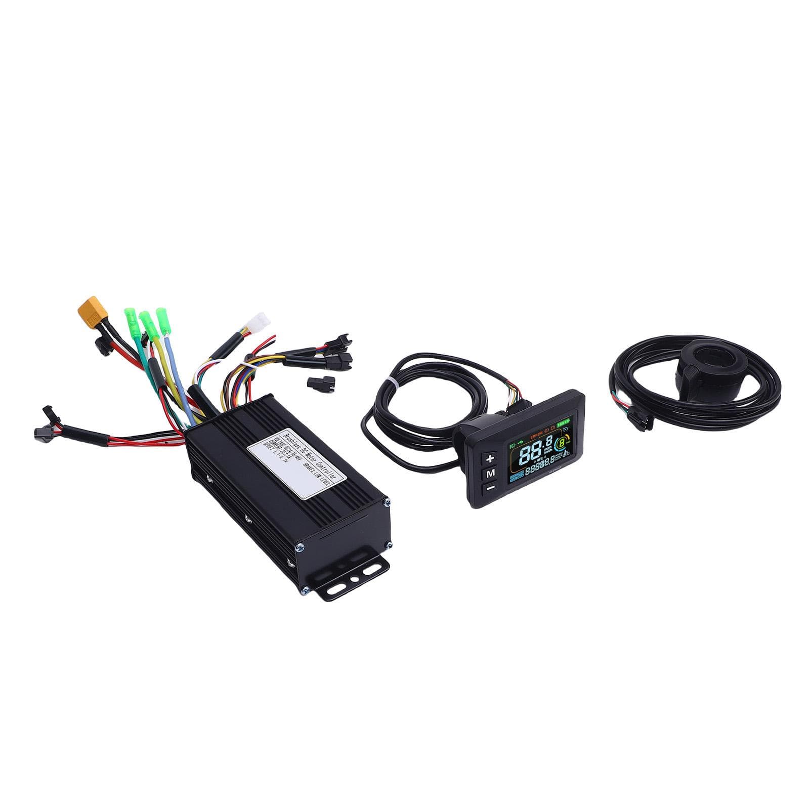 Electric Scooter Conversion Kit 26A Controller Rainproof LCD GD02 Color Display Meter 130X Thumb
