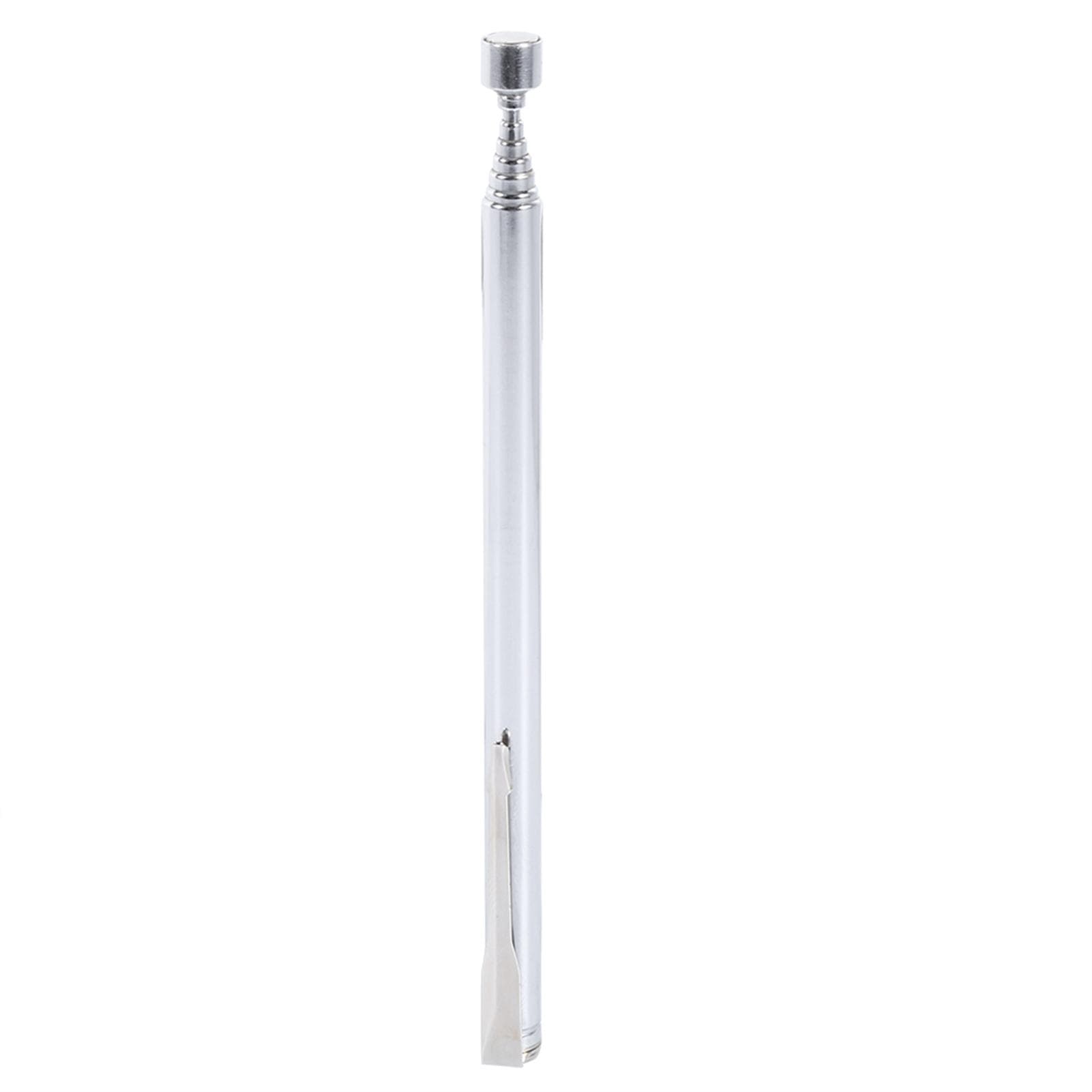 Portable Telescopic Easy Magnetic Pick Up Rod Stick Extending Magnet Handheld Tool Silver silver