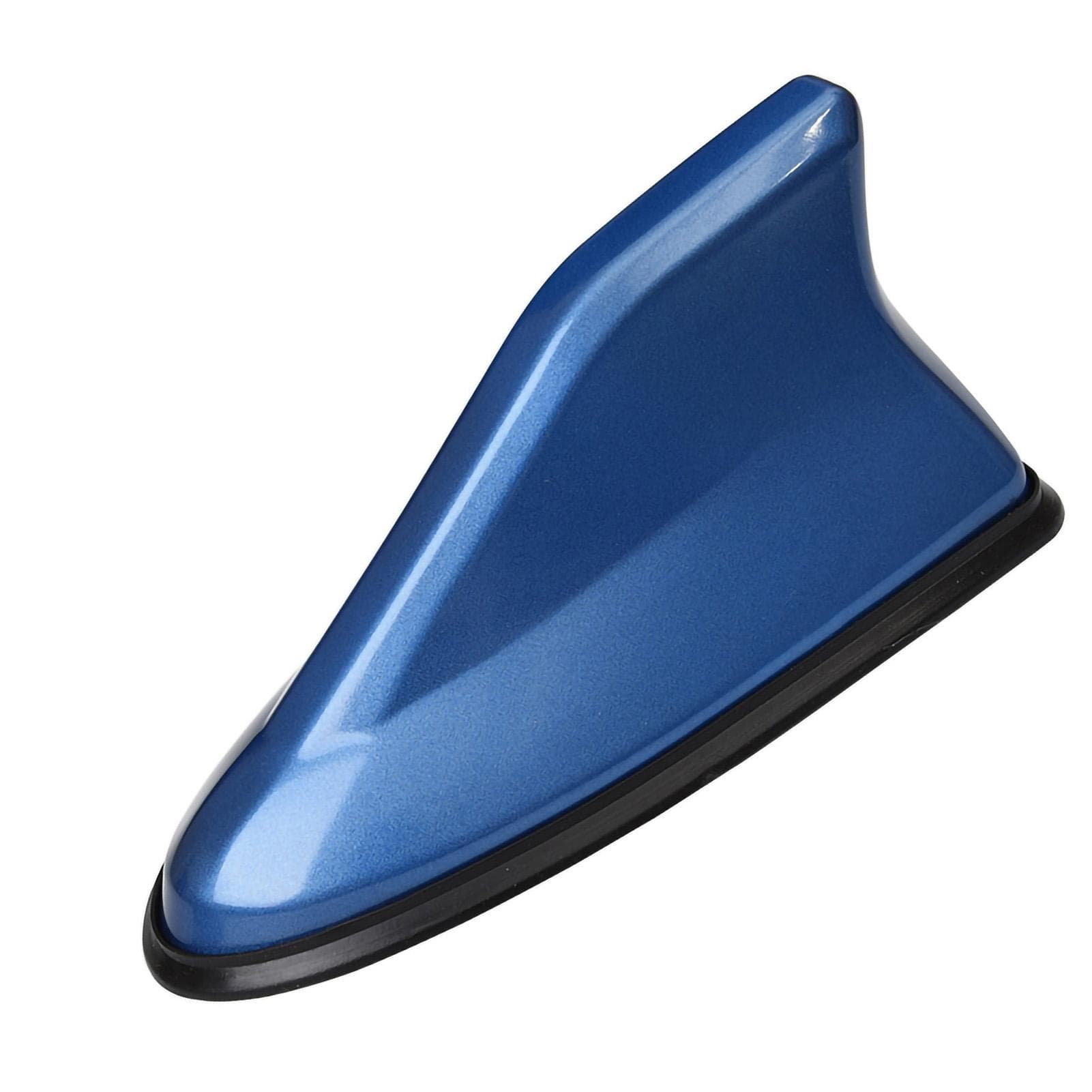 Piano Coating Car Roof Aerial Radio Signal Shark Fin Antenna Exterior Accessories for Auto Blue blue