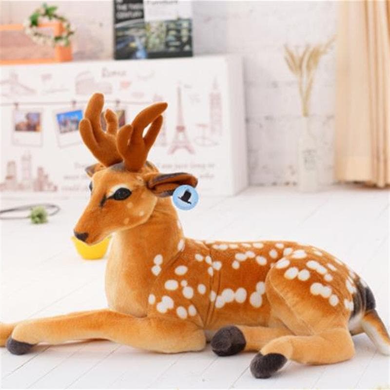 Cute Deer Plush Toys Deer Dolls Dummy Animals Children's Birthday Gifts for Boys and Girls Available on Site 50cm
