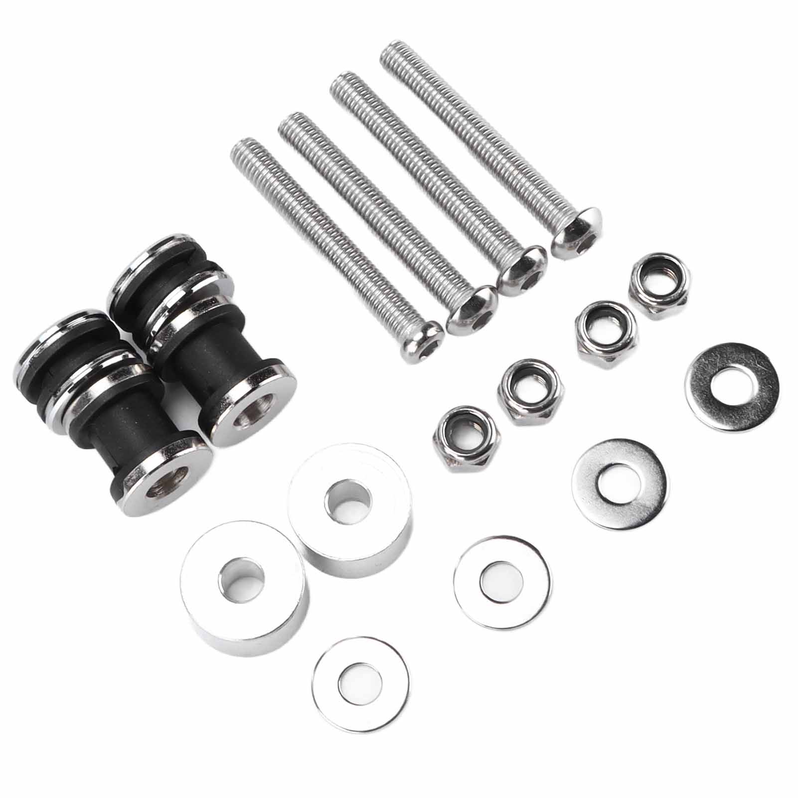 Motorcycle Backrest Sissy Bar Detachable Docking Hardware Kit Replacement for FXST FXSTB 1987?1999
