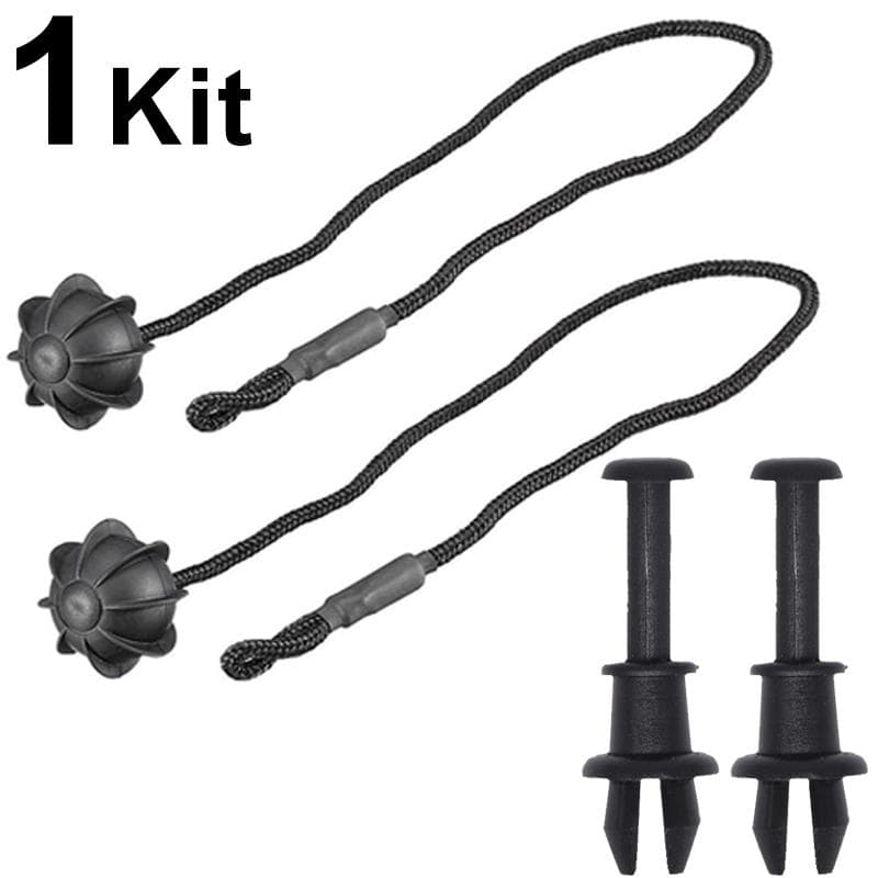 For VW Polo MK5 (6R/6C) 2010 - 2017 Rear Trunk Cargo Parcel Shelf String Clips Holder Pivot Cord Hanger Accessories 1KIT