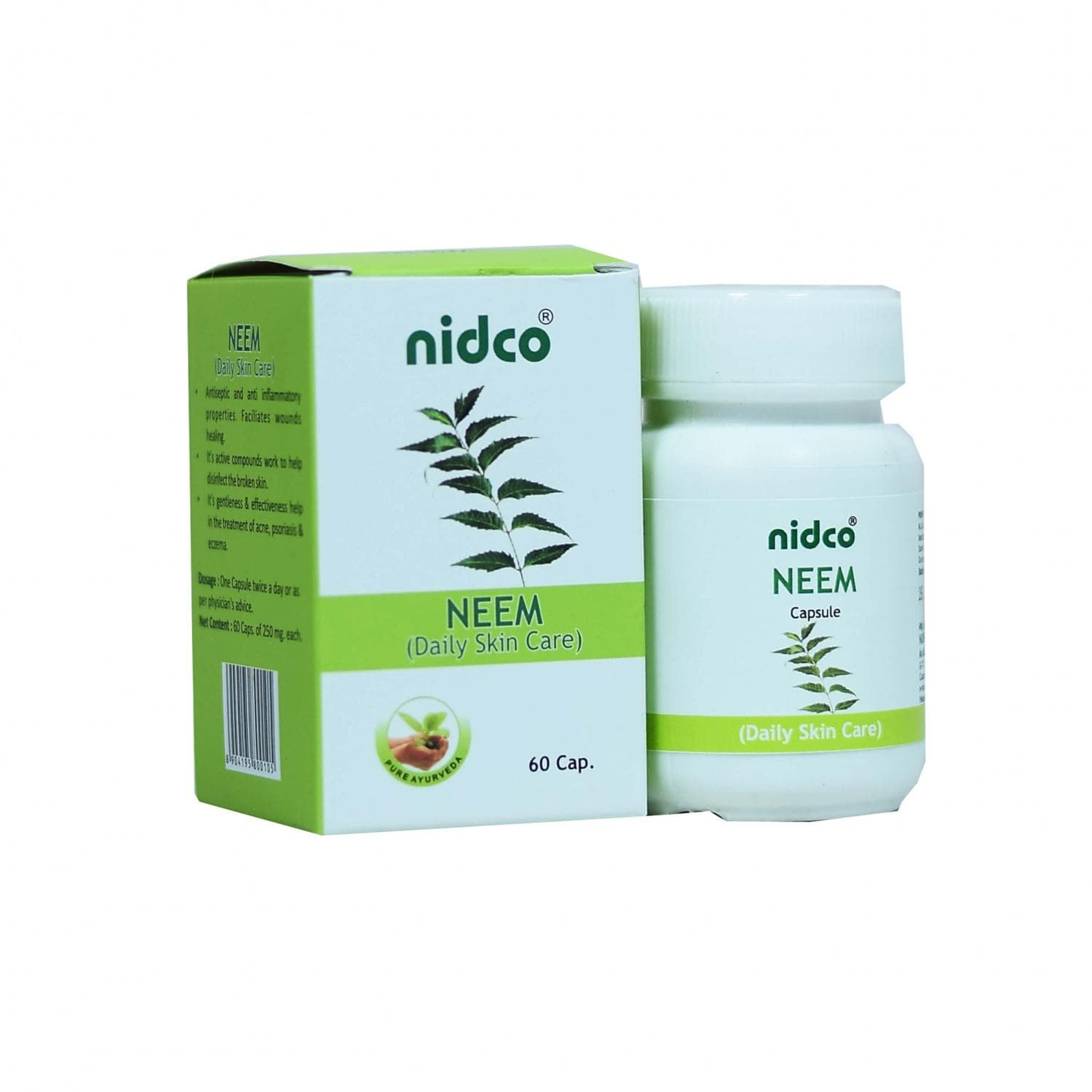 Nimes (60 caps, 250 mg), Neem Capsules Nidco