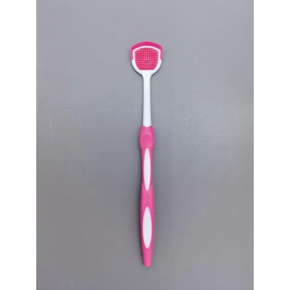 Tongue Cleaners Reusable Tongue Scraper Brush Washable Tongue Cleaning Tools Fresh Breath Oral Hygiene pink