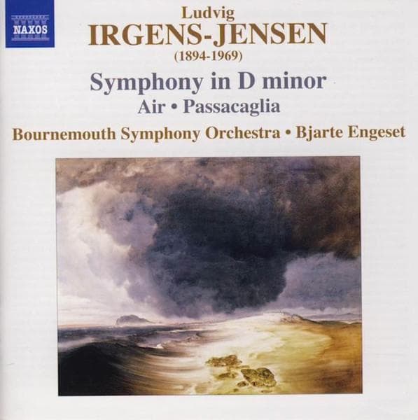 CD LUDVIG IRGENS-JENSEN, BOURNEMOUTH S - Symphony In D Minor • Air • Passaca 8572312 Naxos 2011 Europe ObiClassical Used
