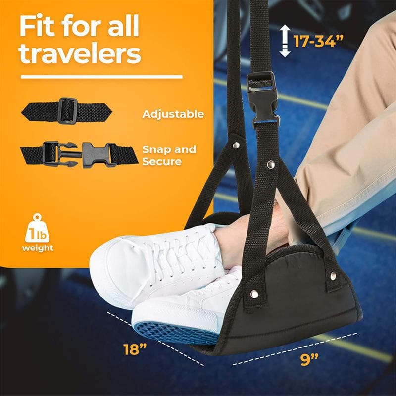 Travel rest foot hammock office sling with airplane high-speed rail rest foot hammock foot pedal