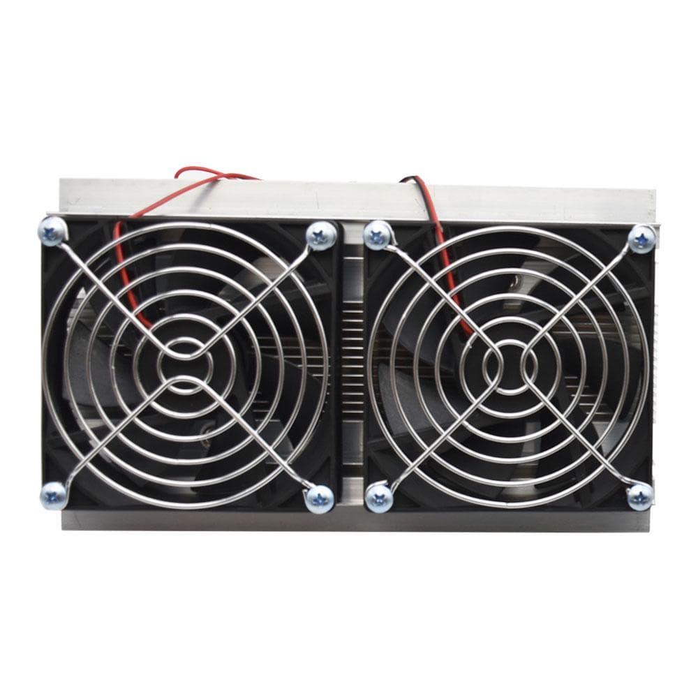 Thermoelectric Peltier Refrigeration Cooling System Kit Module Double Fan