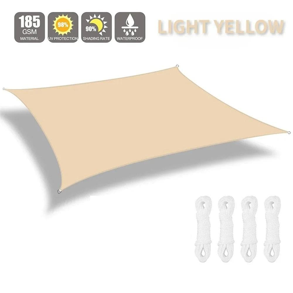 2mx3m Waterproof Sun Shelter Sunshade Protection Shade Sail Awning Camping Cloth Large for Outdoor Canopy Garden Patio 2*3M