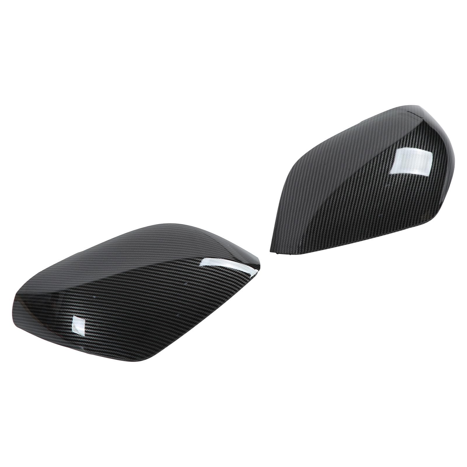 1 Pair Mirror Cover Cap Exterior Carbon Pattern Replacement for Infiniti QX50 2014?2020